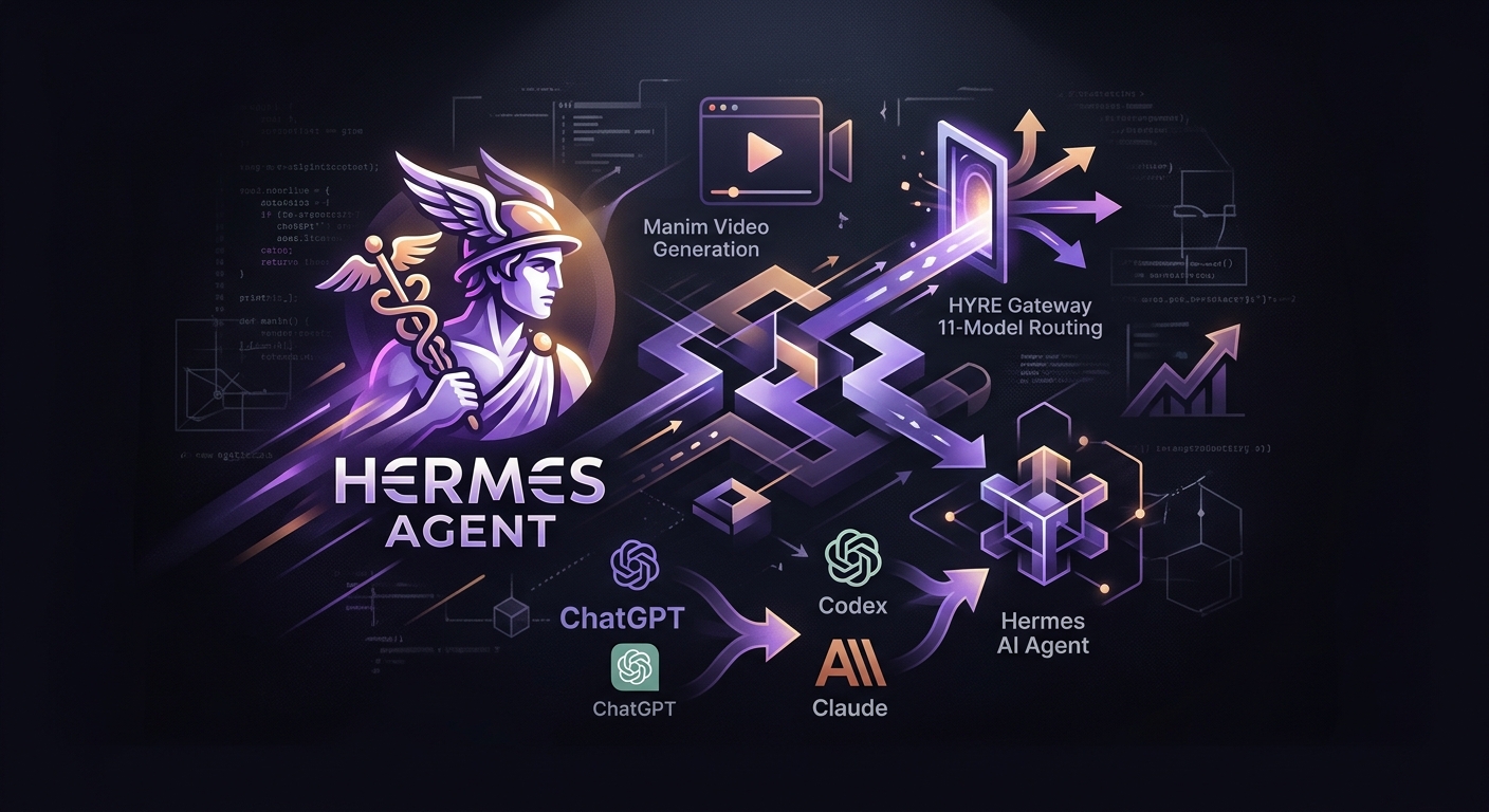 Teknium's Manim Video Skill Goes Viral on Hermes Agent